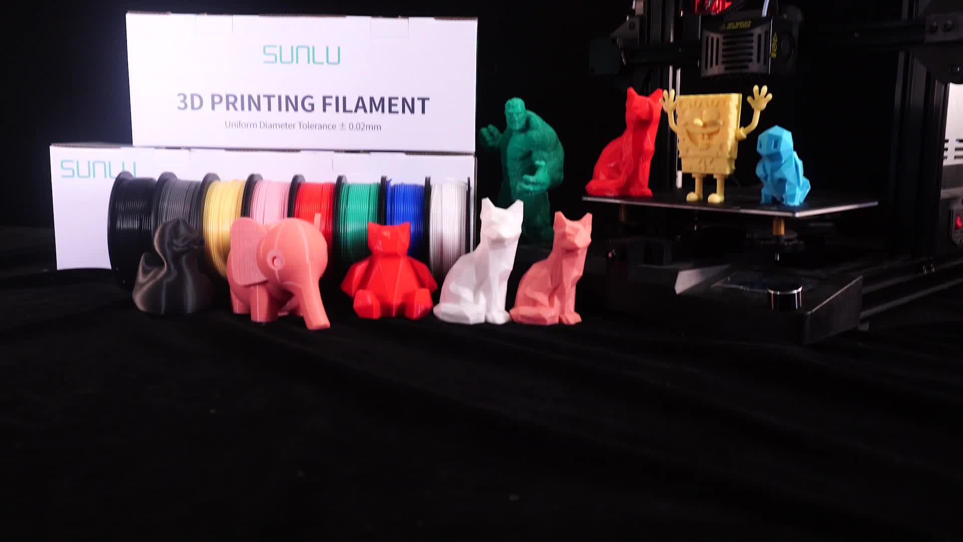 1roll Sunlu 3d Printer Filament, Pla Plus 8.82oz, 1.75mm, Sunlu